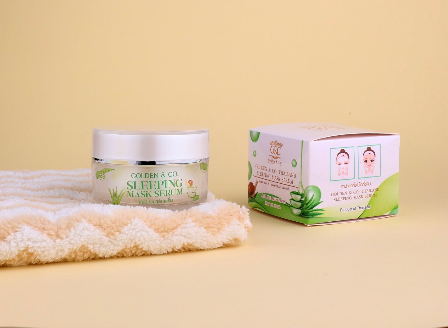 Sleeping Mask Serum สลิปปิ้งมาร์กเซรั่ม สูตรทาหน้าบำรุงก่อนนอน
