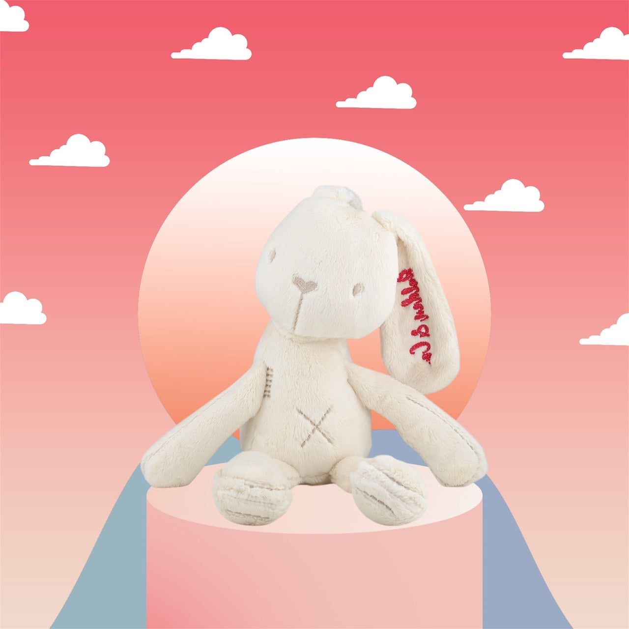 น้องกระต่ายสีครีม Golden & Co. รุ่น Mami&Beby