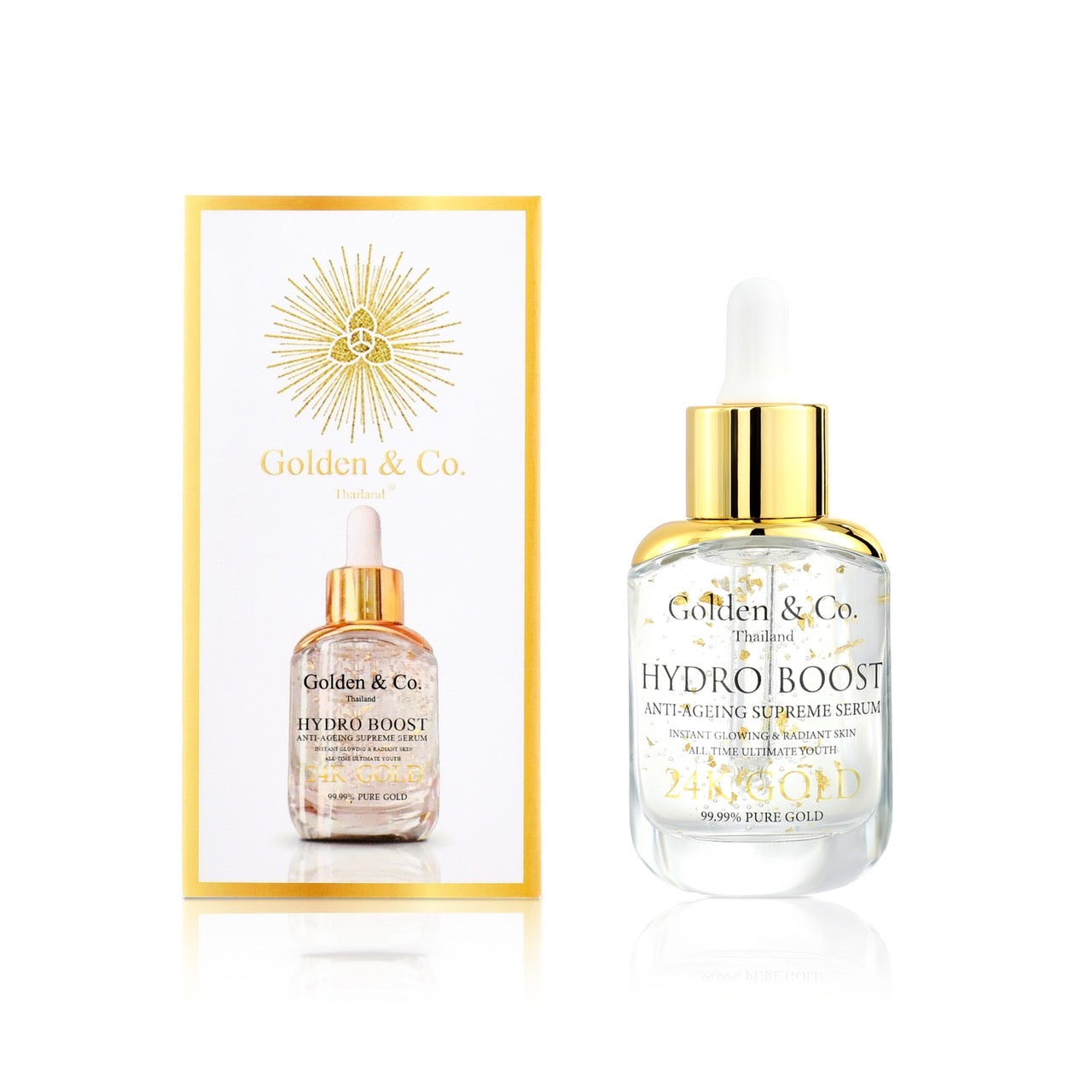 HYDRO BOOTS Anti-Ageing Superme Serum 24K 99.99 Pure Gold