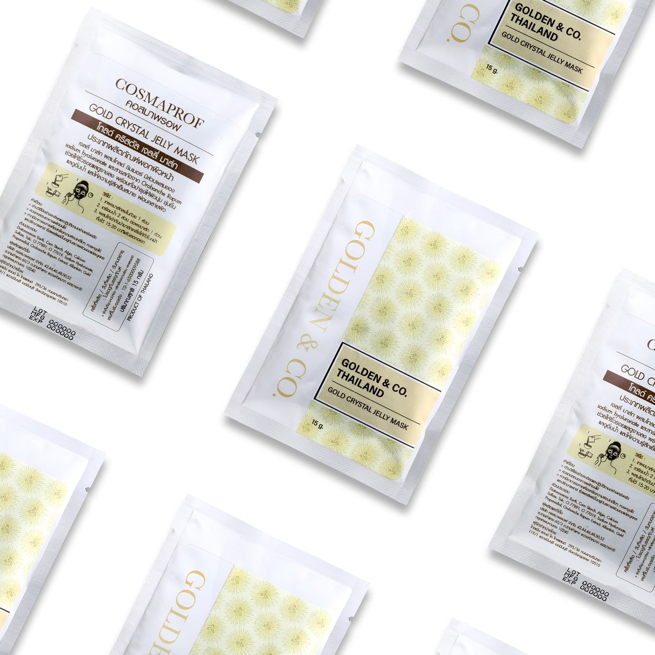 Golden Crystal Jelly Mask สูตรพอกหน้า