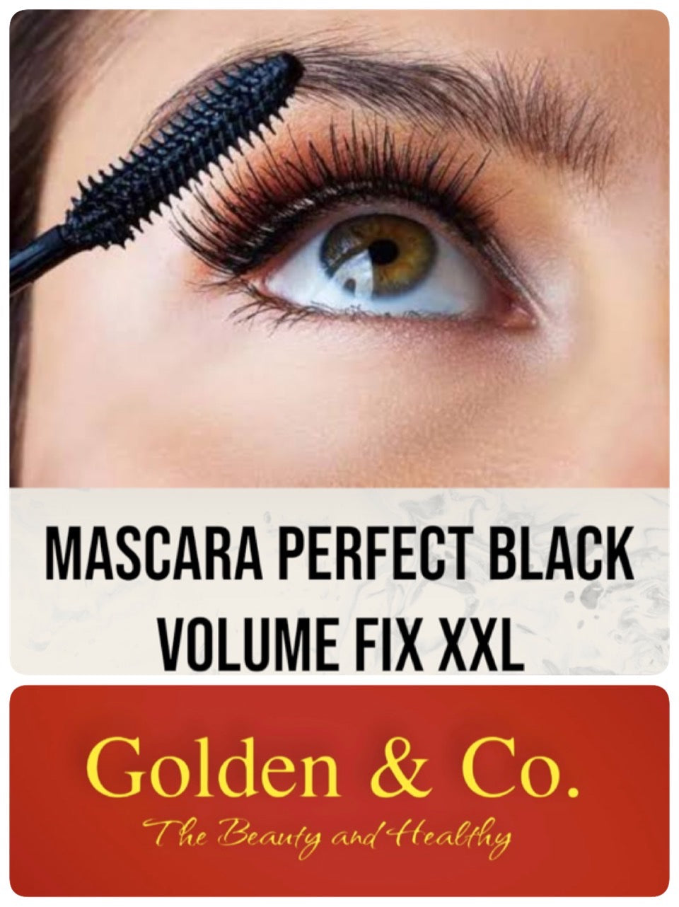 Mascara Golden & Co. Perfect Black Volume Fix Super volume XXL