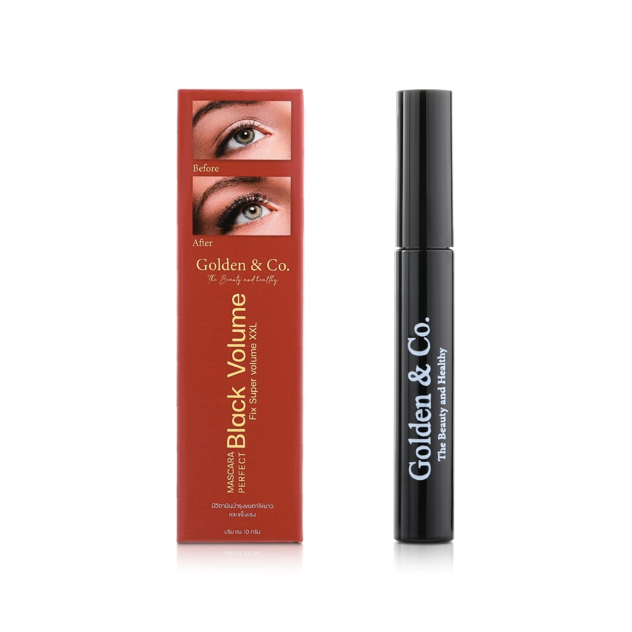 Mascara Golden & Co. Perfect Black Volume Fix Super volume XXL