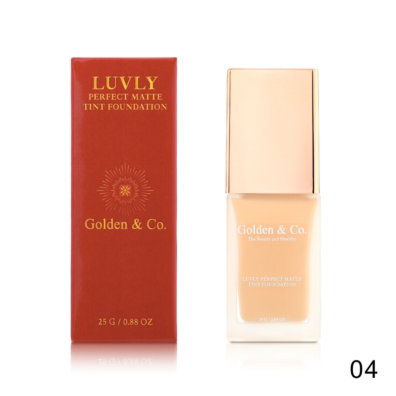 LUVLY PERFECT MATTE TINT FOUNDATION NO.04
