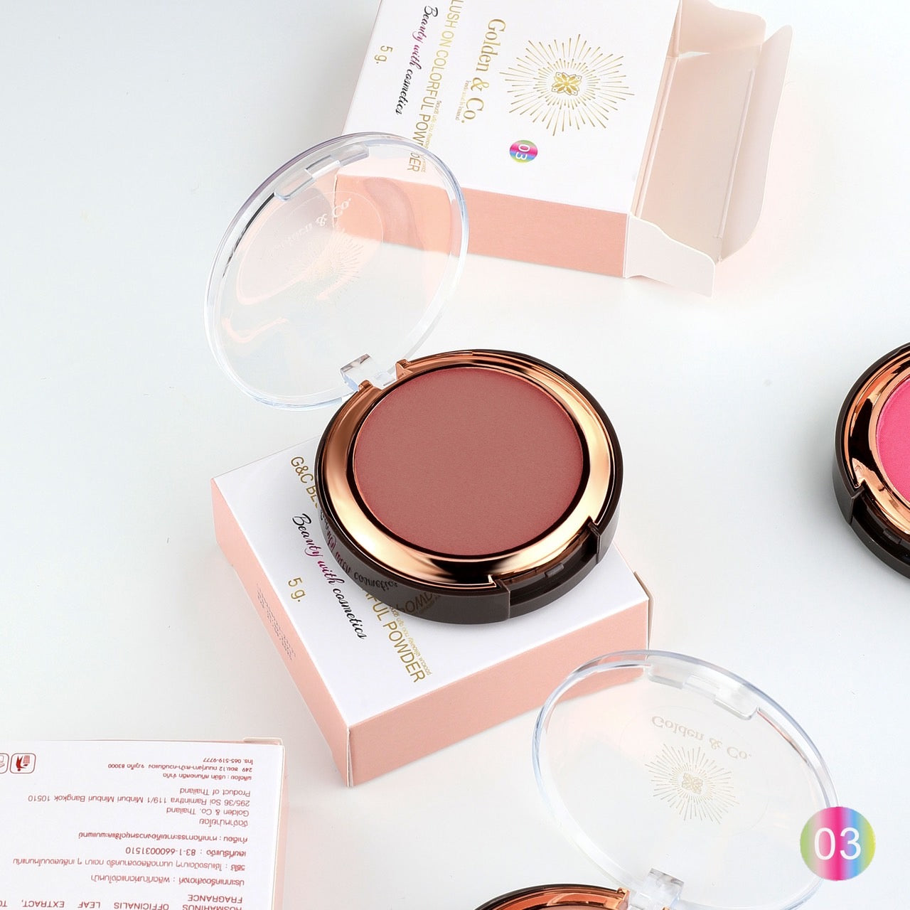 G&C Blush on colorful powder #03