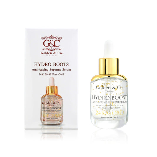 HYDRO BOOTS Anti-Ageing Superme Serum 24K 99.99 Pure Gold