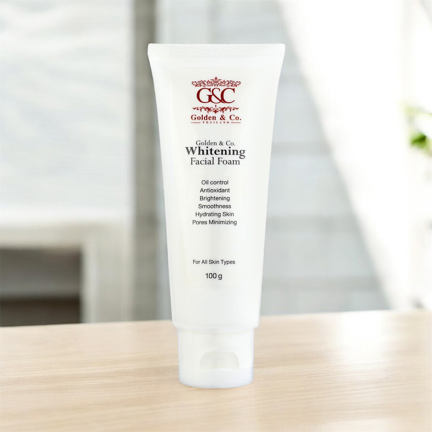 Golden & Co. Whitening Facial Foam โกลเด้น แอนด์ โค ไวท์เทนนิ่ง เฟเชียล โฟม