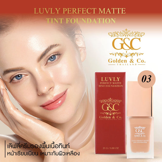 LUVLY PERFECT MATTE TINT FOUNDATION NO.03