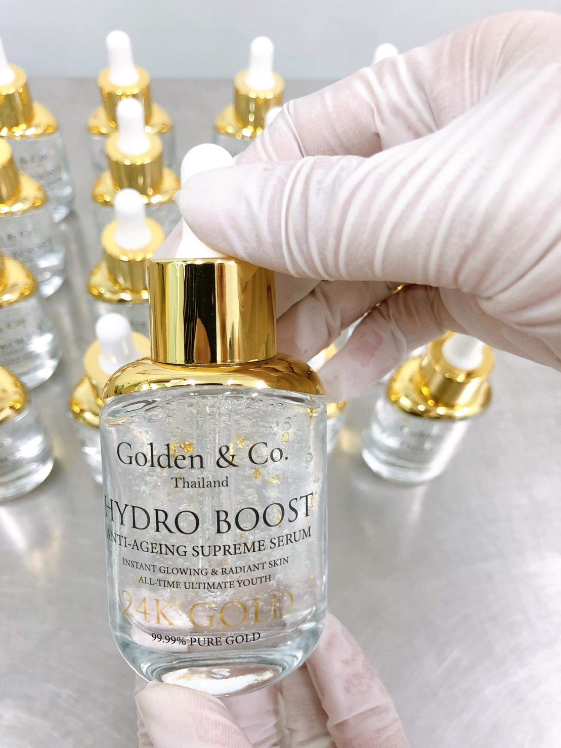HYDRO BOOTS Anti-Ageing Superme Serum 24K 99.99 Pure Gold