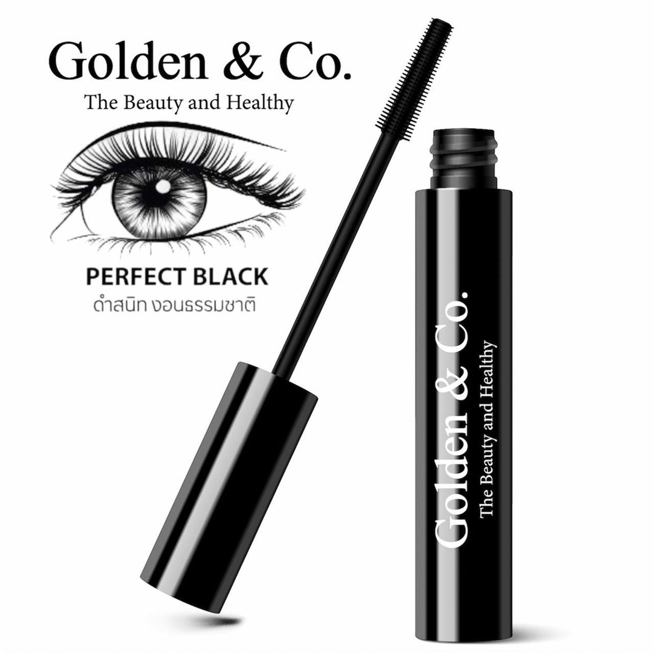 Mascara Golden & Co. Perfect Black Volume Fix Super volume XXL