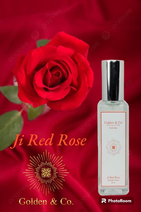 น้ำหอมแท้ JI RED ROSE สีแดง 30 ml.