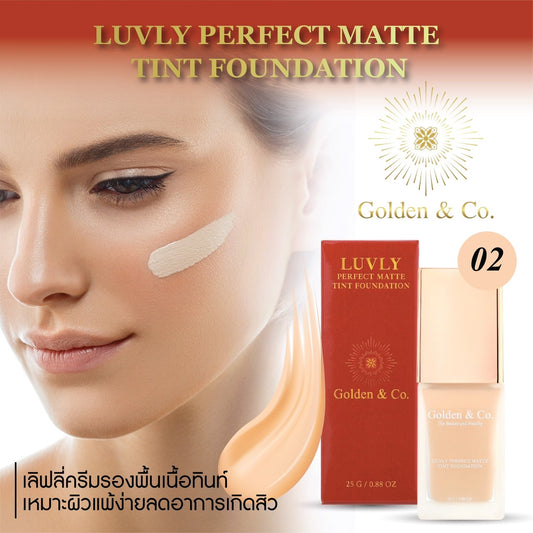 LUVLY PERFECT MATTE TINT FOUNDATION NO.02