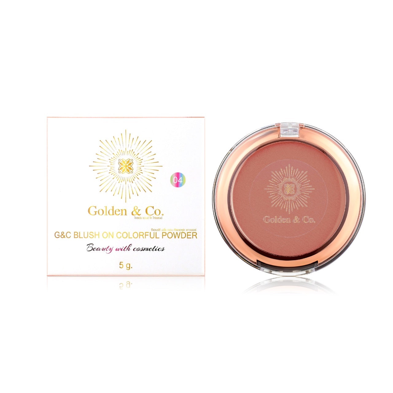 G&C Blush on colorful powder #04