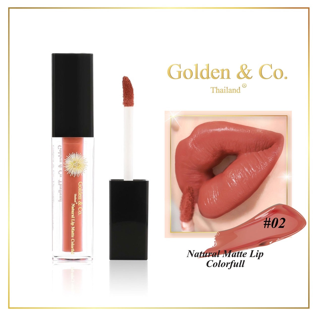 Natural Lipstick Matte #02